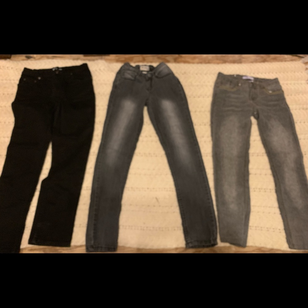 EUC Girls Skinny Jeans Bundle Excellent Condition Size 12